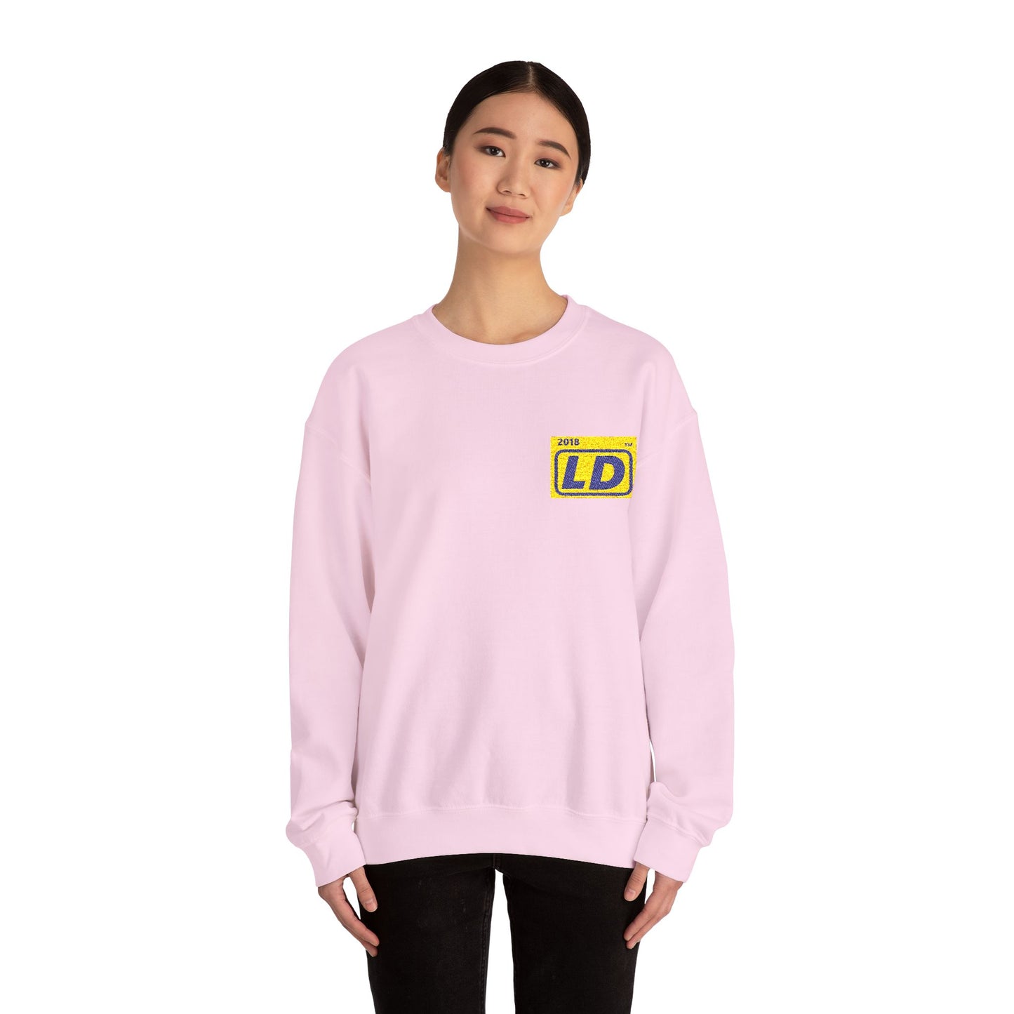 Embroidered Unisex Heavy Blend™ Crewneck Sweatshirt official logo initials