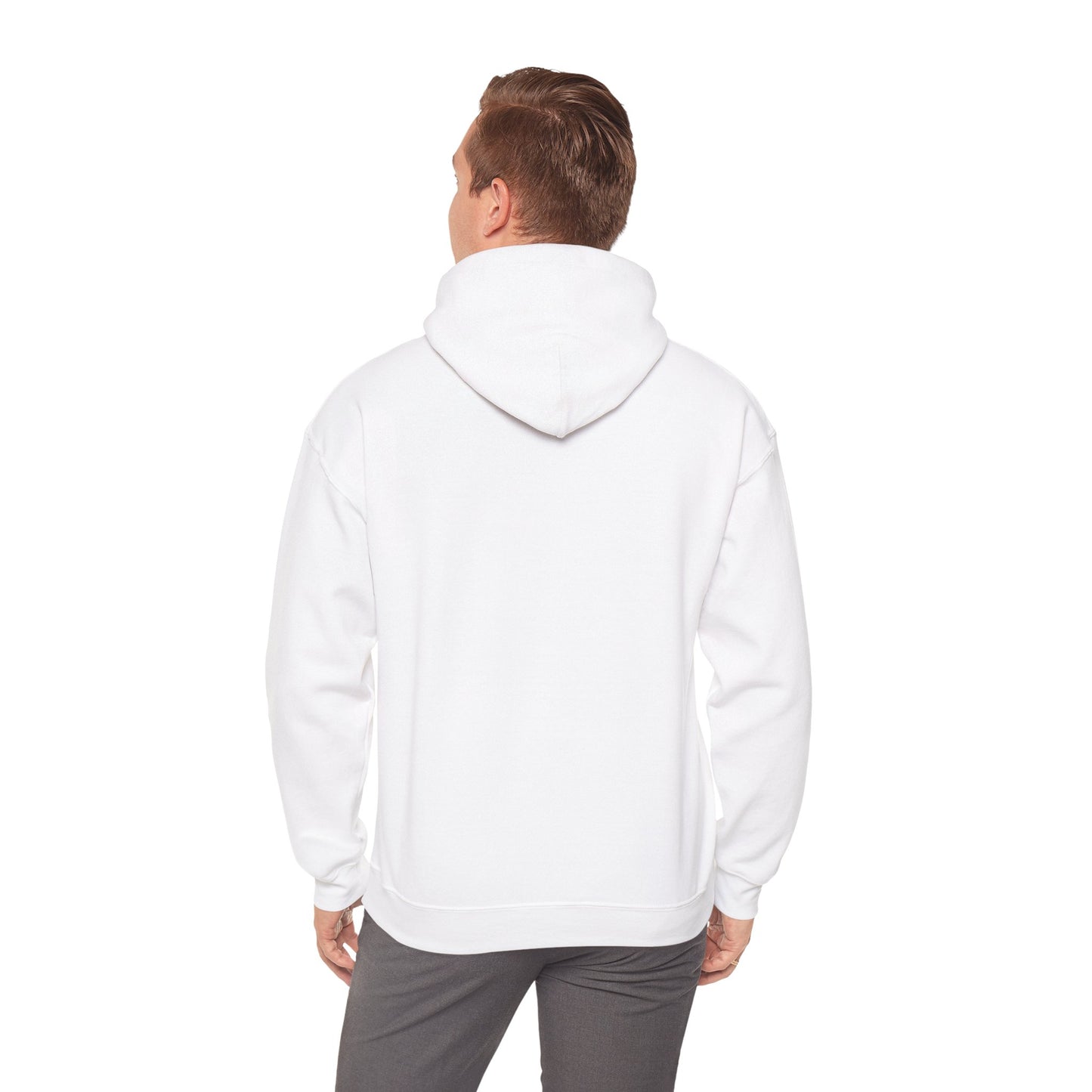 LongD® negative 4x3 upright Hyde Park logo hoodie (Patriotic colors)
