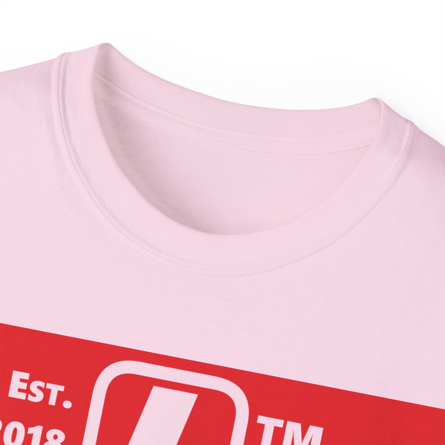 LongD Cotton Tee negative horizontal striped Hyde Park upright logo (Juneteenth colors)