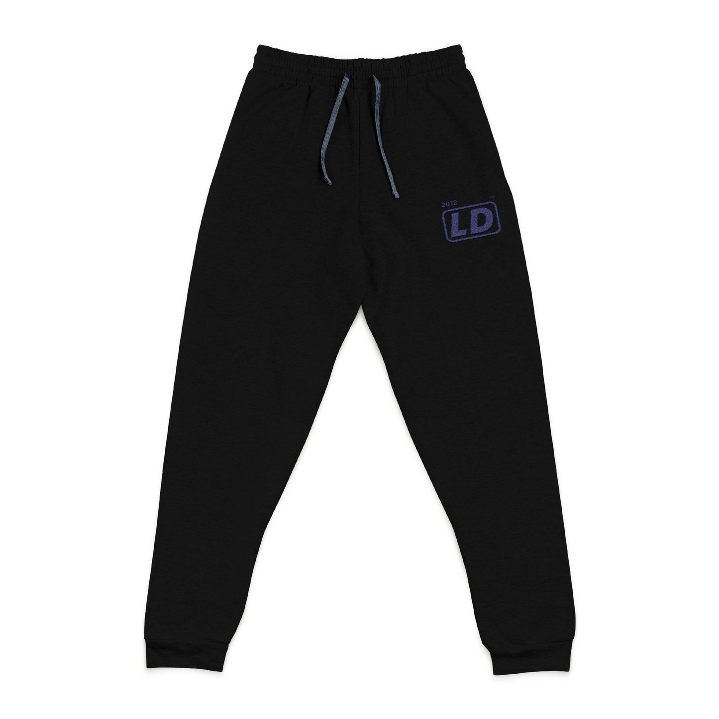 Embroidered unisex joggers basic official logo initials