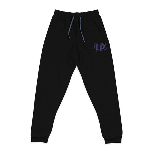 Embroidered unisex joggers basic official logo initials