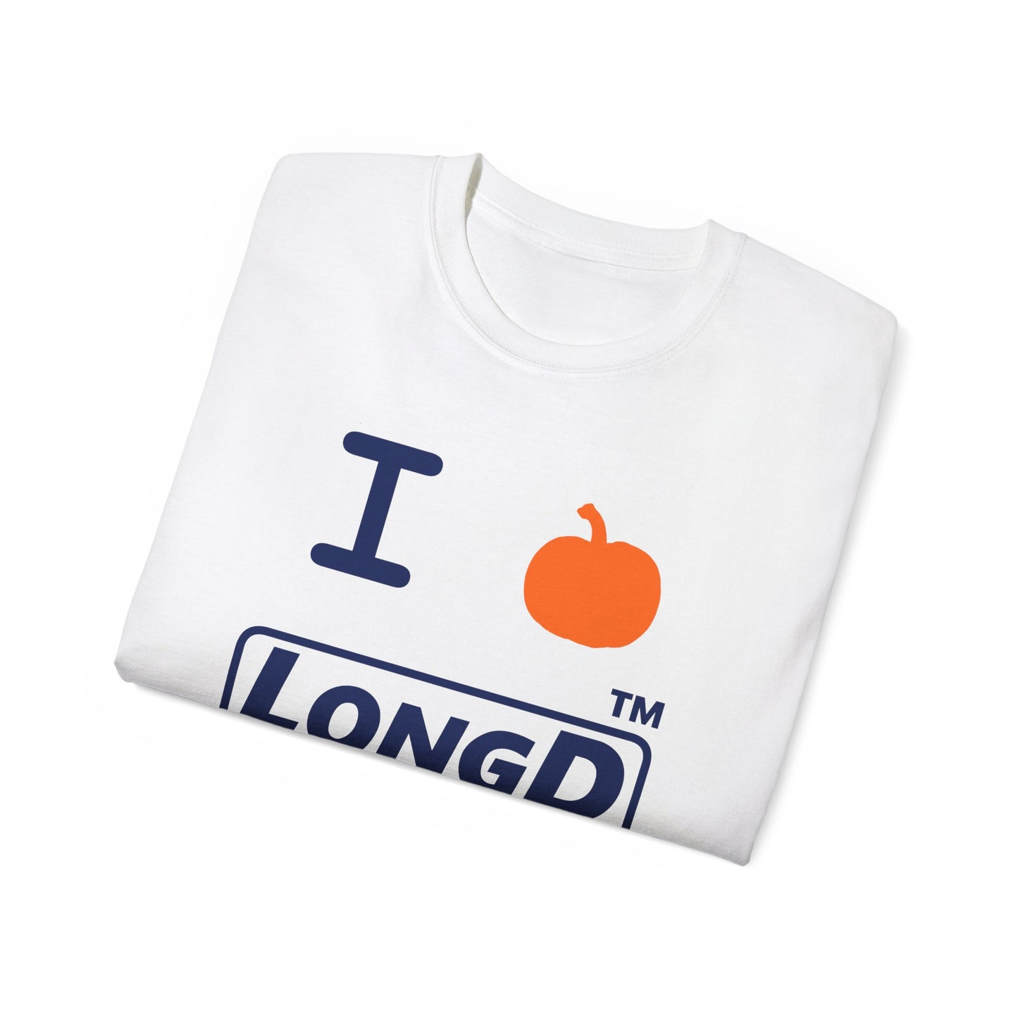 I Pumpkin LongD® Logo Cotton Tee positive blue basic Hyde Park logo