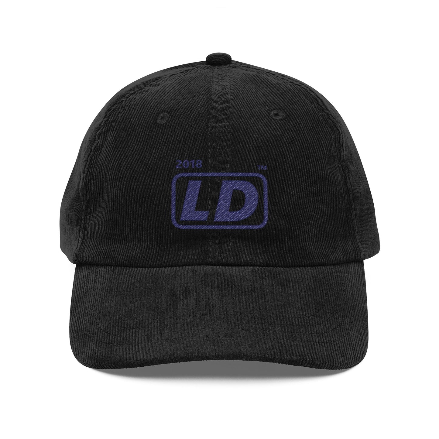 Embroidered Corduroy Cap basic official logo initials