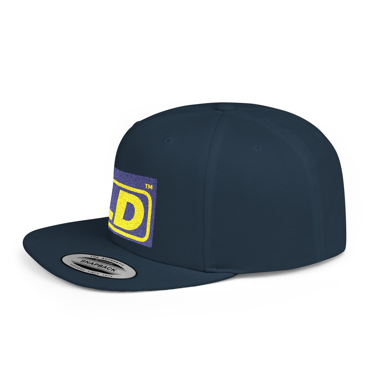 Embroidered Baseball Cap reverse official (gold on navy) logo initials