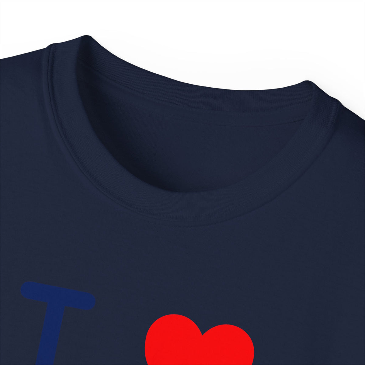 I Luv LongD Tag-domain positive official basic logo cotton tee