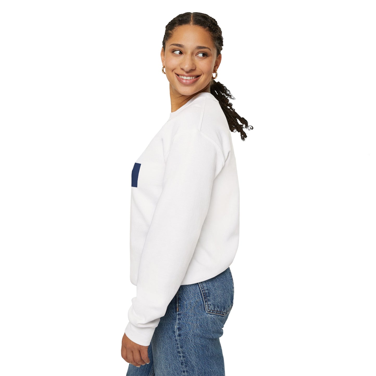 LongD negative 2x5 Chicago logo crewneck sweatshirt (patriotic colors)