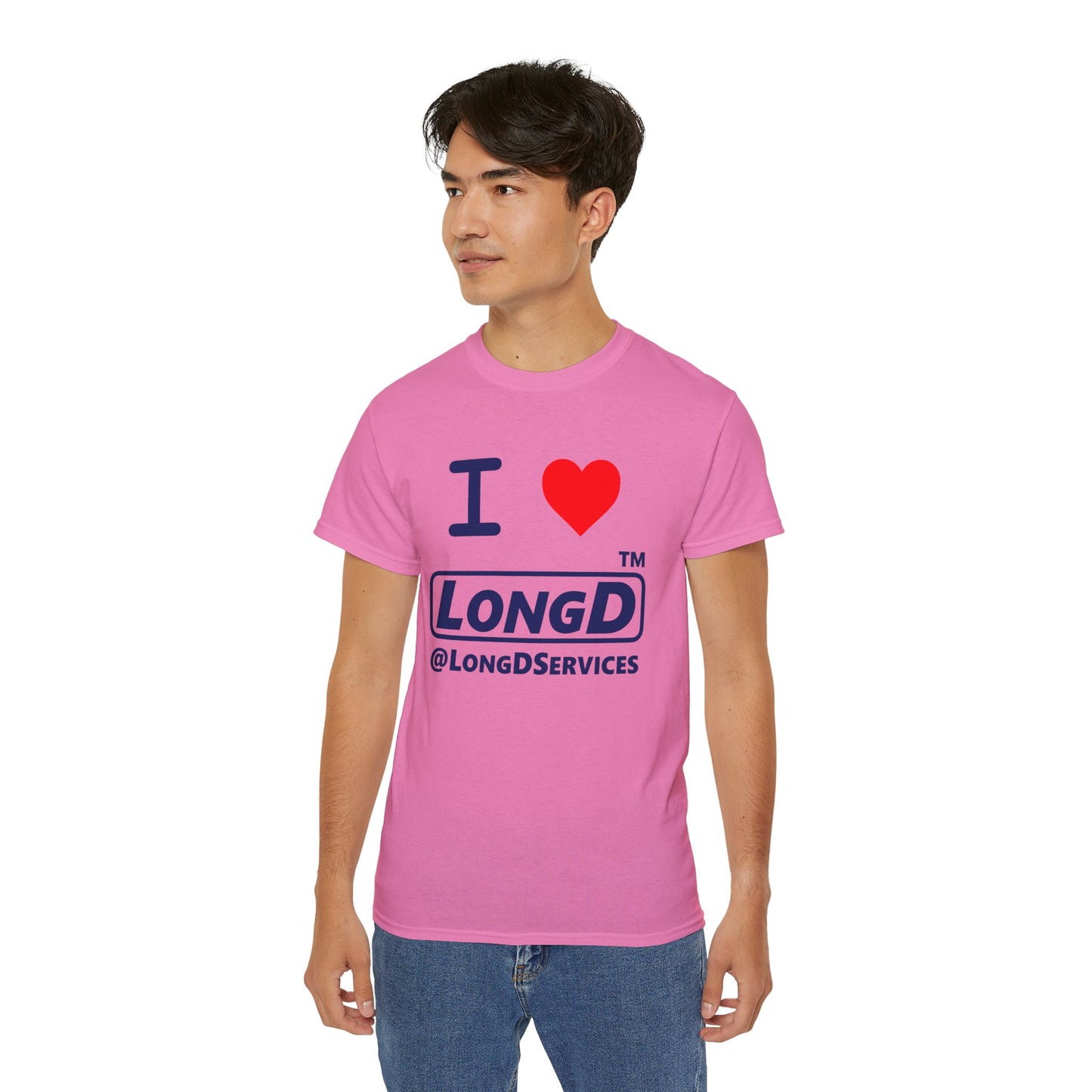 I Luv LongD® Logo Cotton Tee positive official basic logo