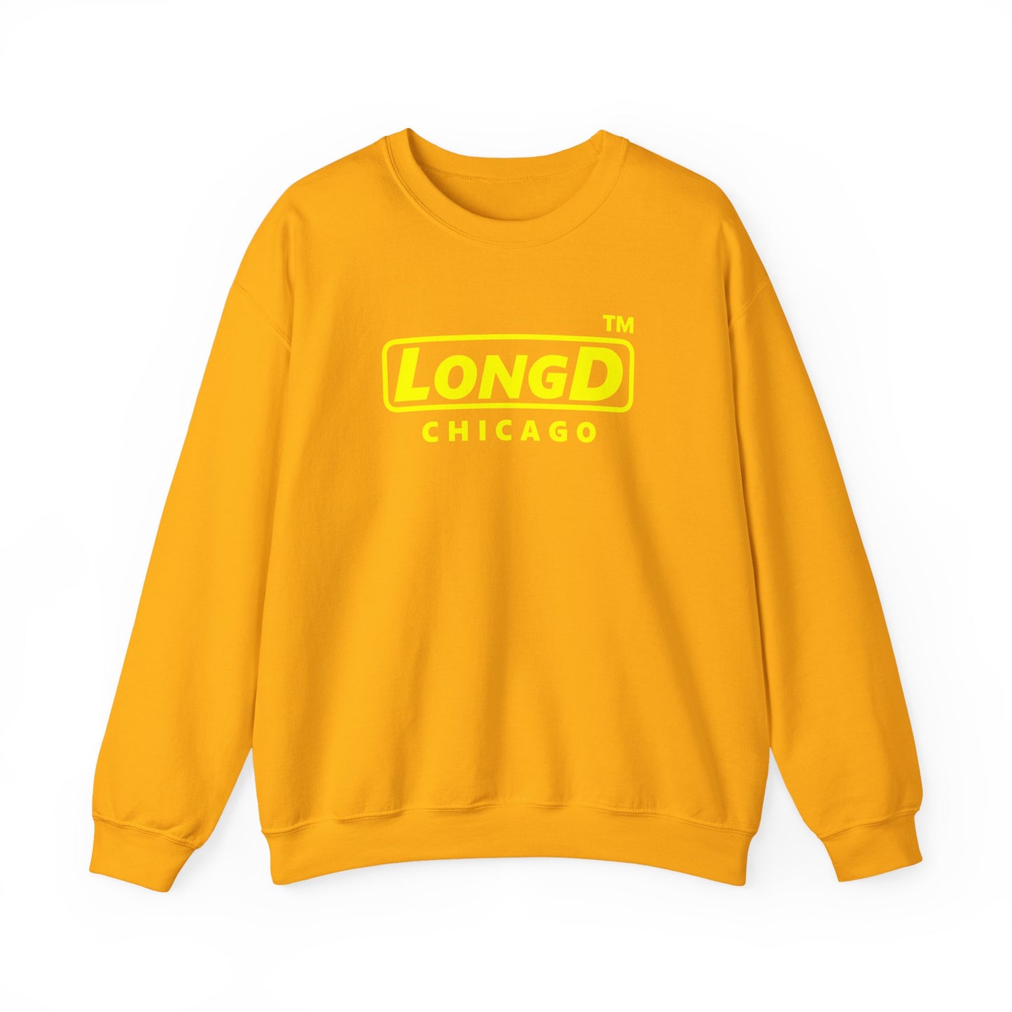 LongD reverse Chicago logo crewneck sweatshirt