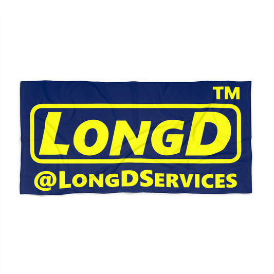 LongD Reverse Official Logo Beach Towel w Tag