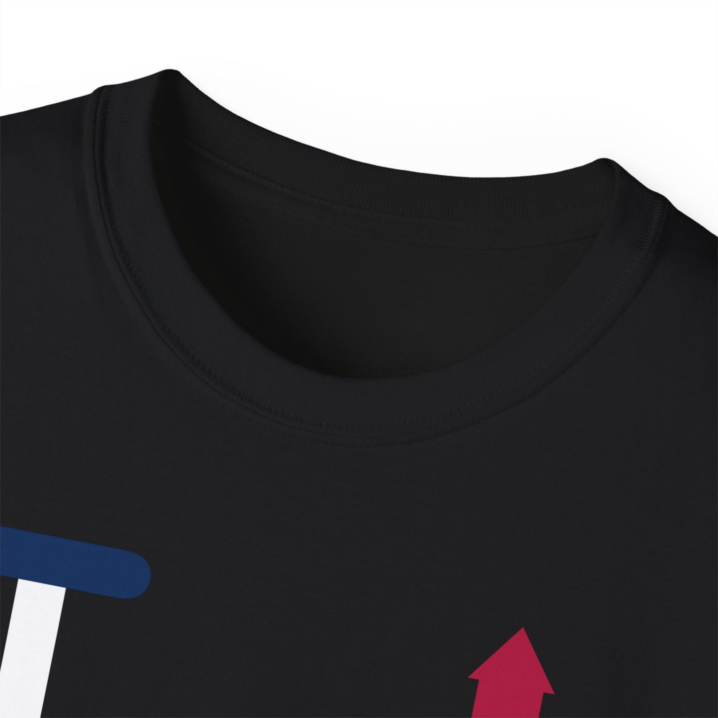 I firecracker LongD negative flag 4-print tag logo cotton tee
