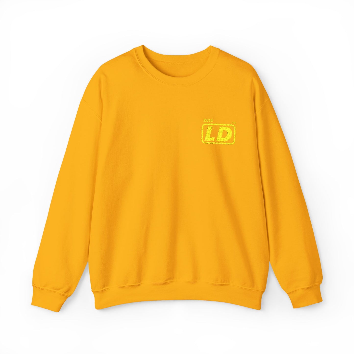 Embroidered Unisex Heavy Blend™ Crewneck Sweatshirt reverse basic logo initials