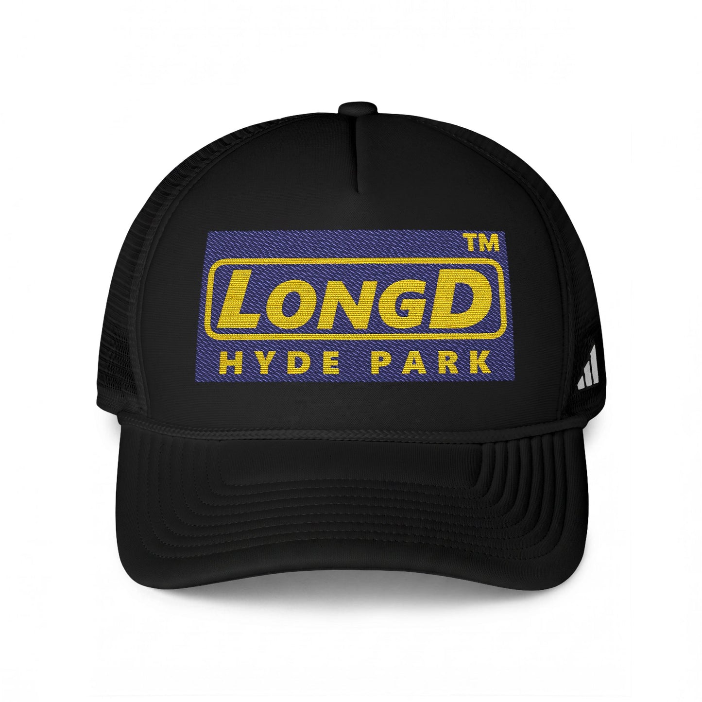 adidas reverse official Hyde Park logo trucker cap