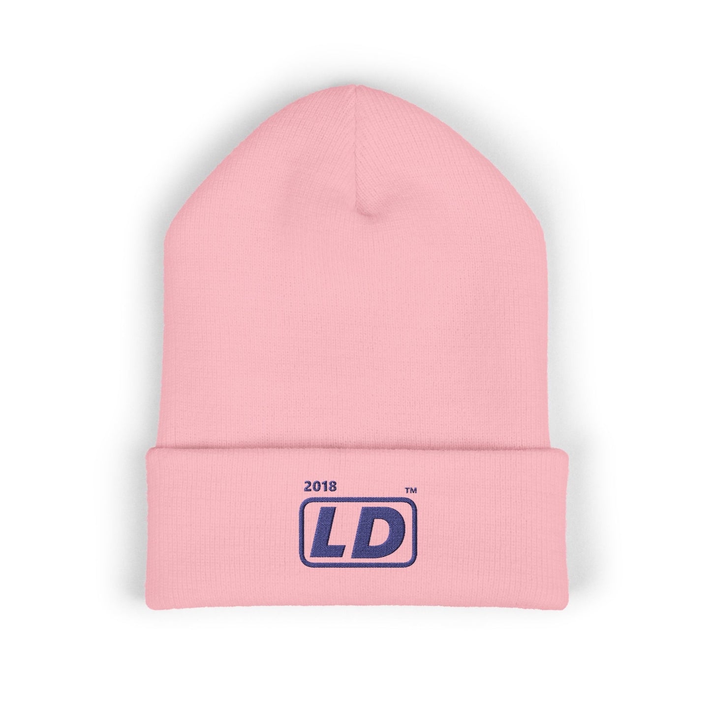 Embroidered Classic Cuffed Beanie basic official logo initials