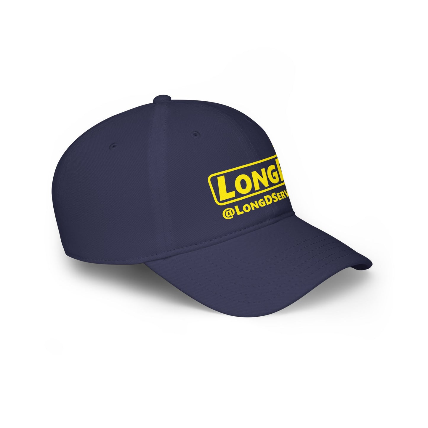 LongD Logo 100% Cotton Velcro Baseball Cap (Positive Tag)