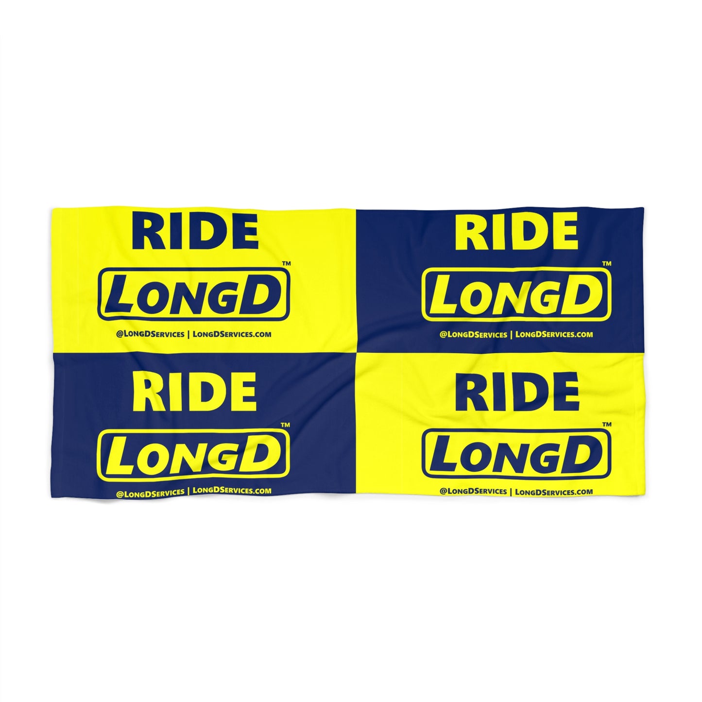 Ride LongD Mixed Inline Logo Beach Towel