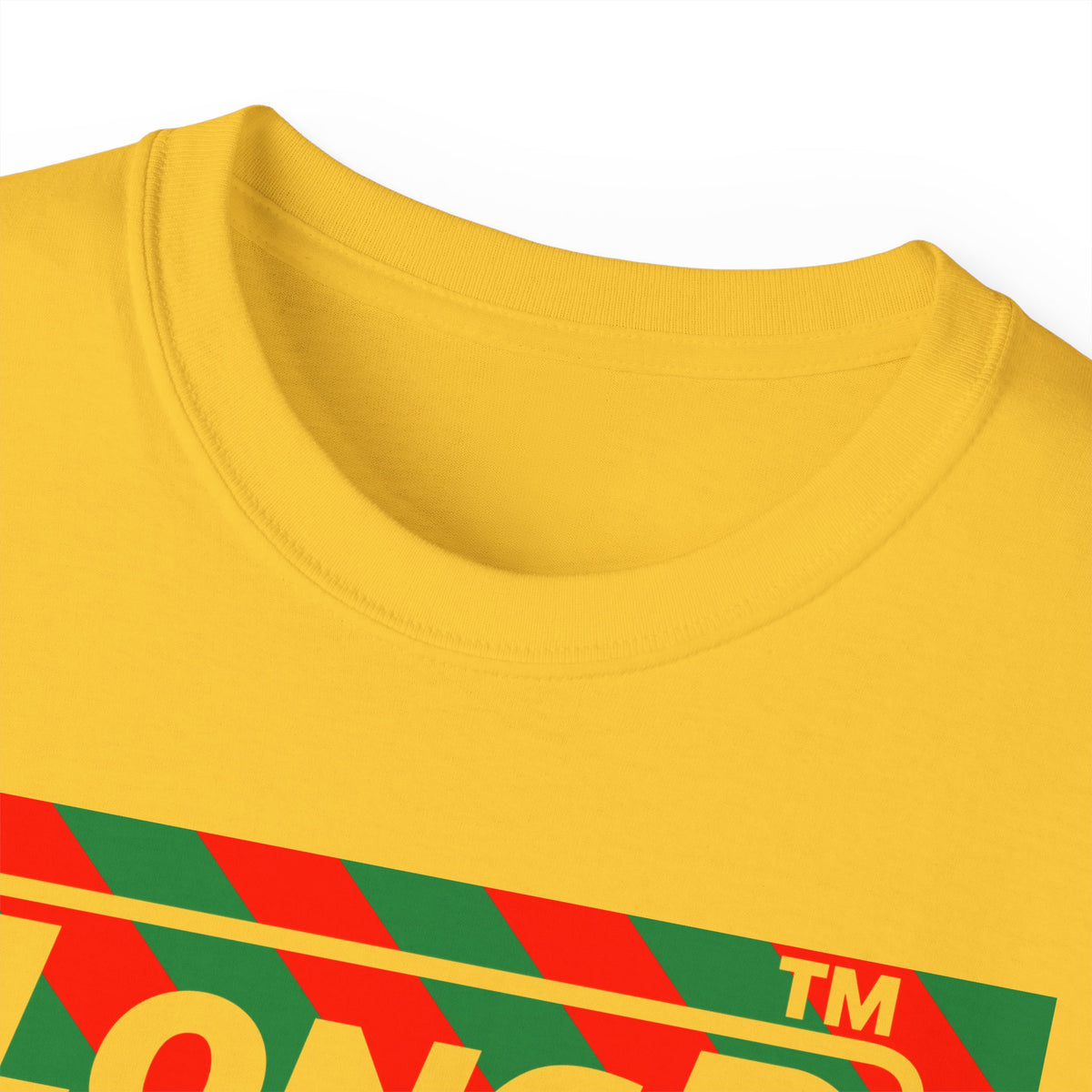 LongD Chicago negative 12-striped logo (Xmas colors) cotton tee
