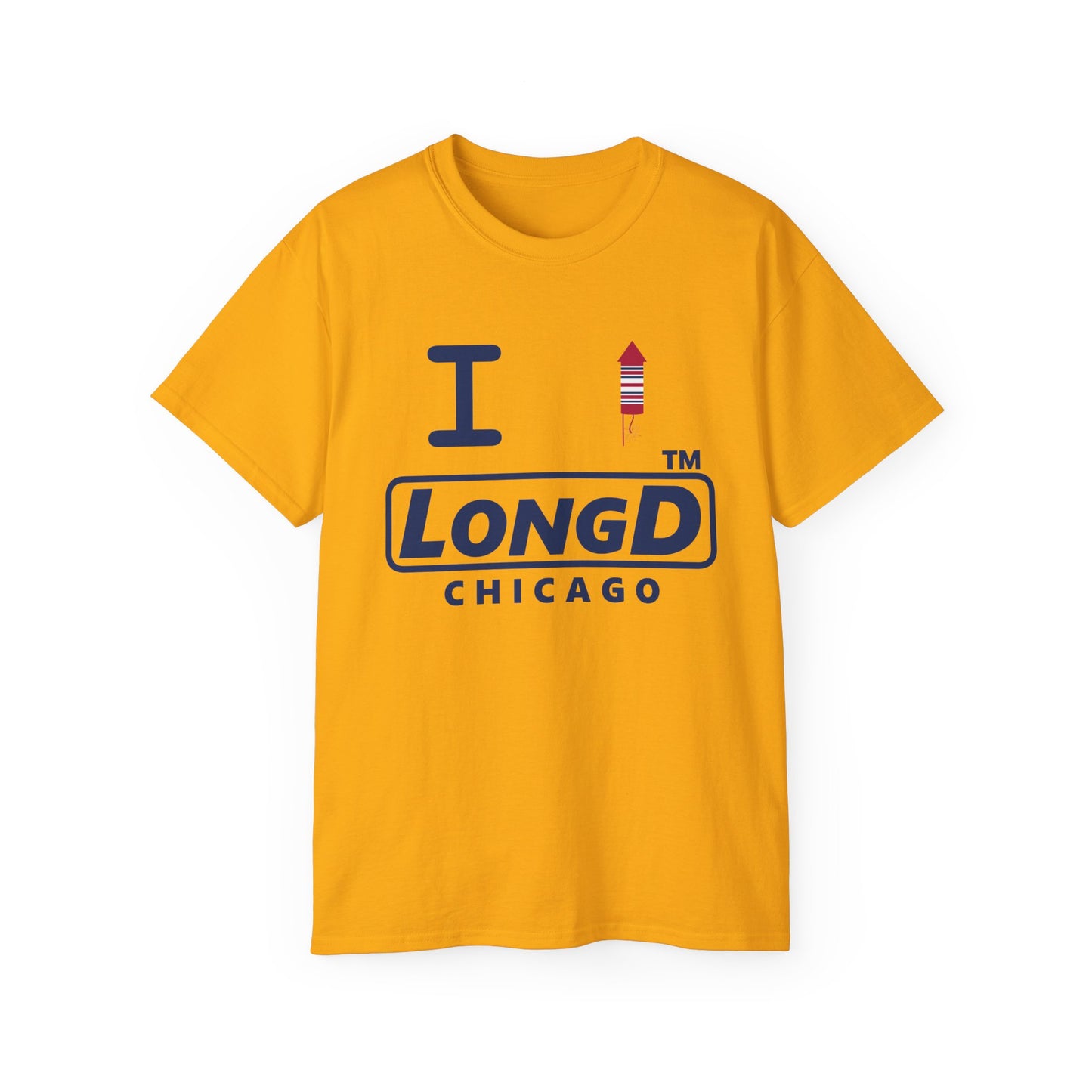 I firecracker LongD official basic Chicago logo cotton tee