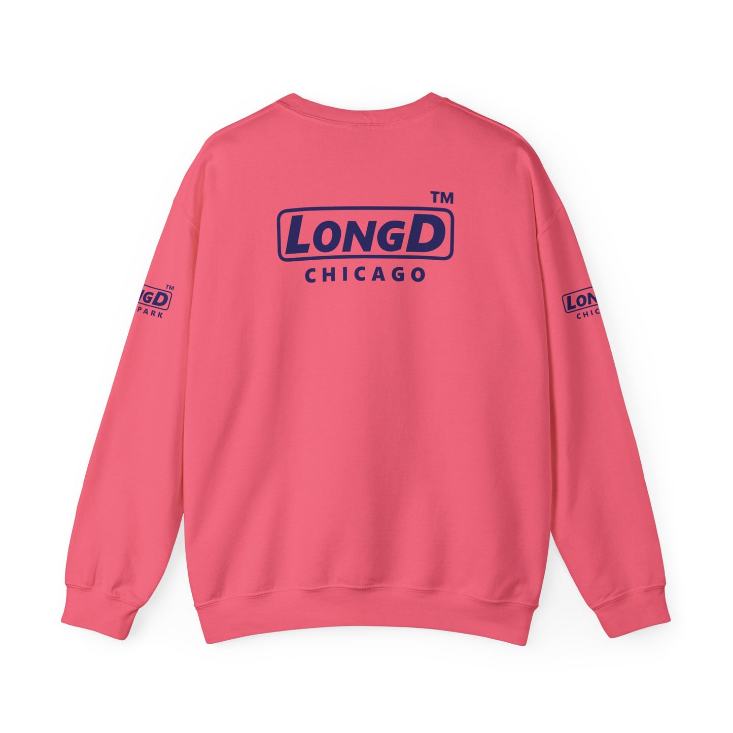LongD official 4-print Tag logo crewneck sweatshirt