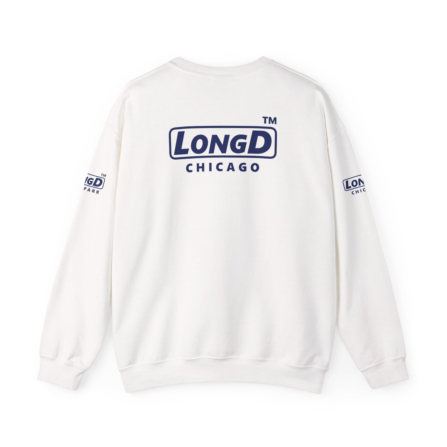 LongD official 4-print original logo crewneck sweatshirt
