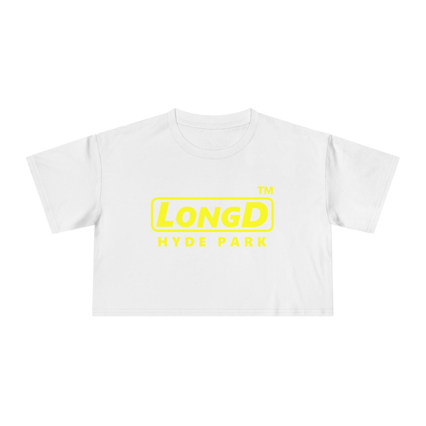 LongD Logo (Hyde Park positive alternate) Women's Crop Tee