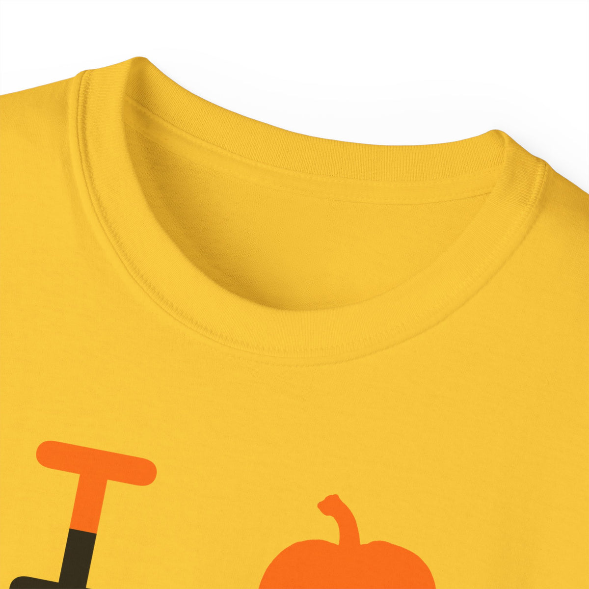 I pumpkin LongD Tag negative stylized argyle 4-print logo cotton tee