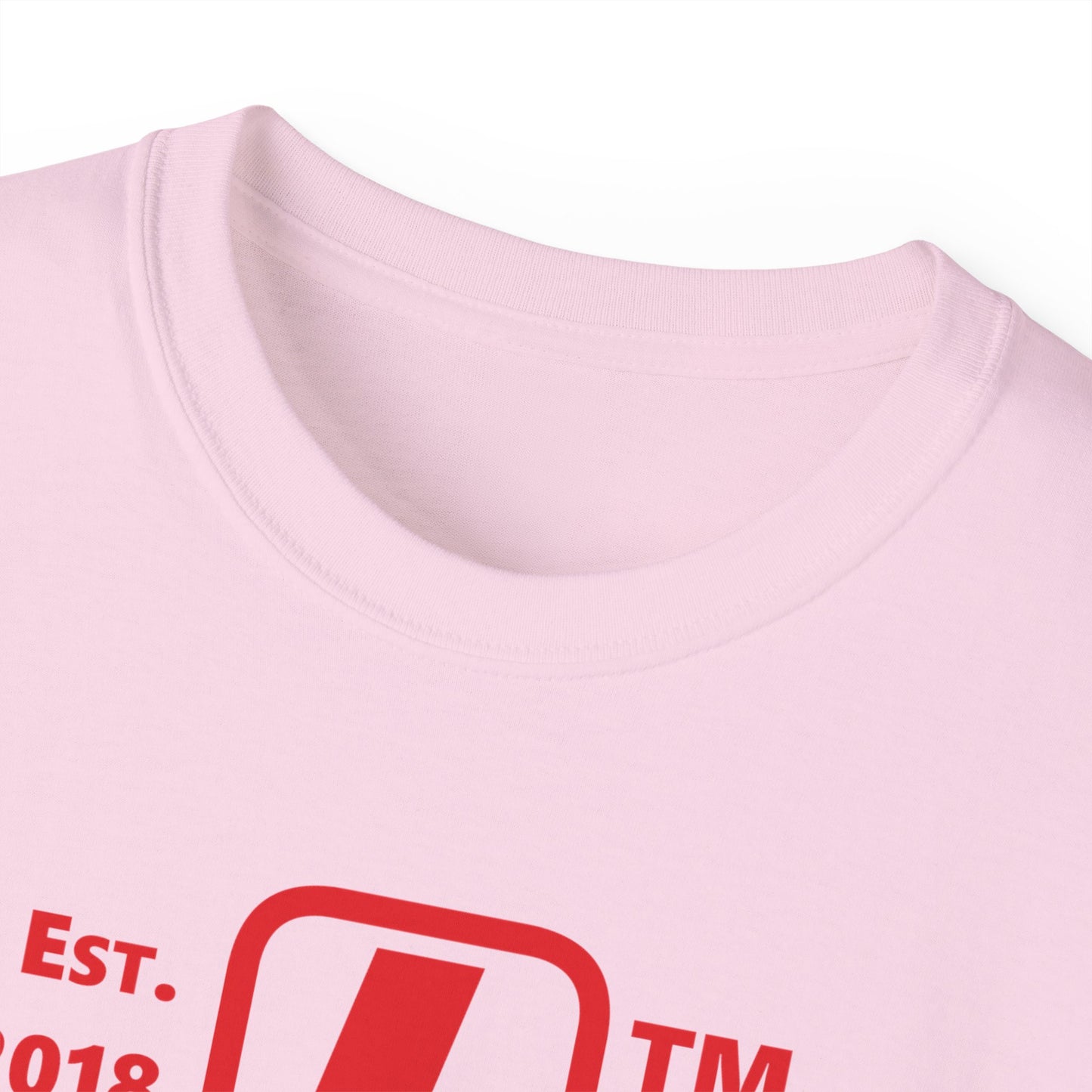 LongD Cotton Tee positive horizontal striped Hyde Park upright logo (Juneteenth colors)