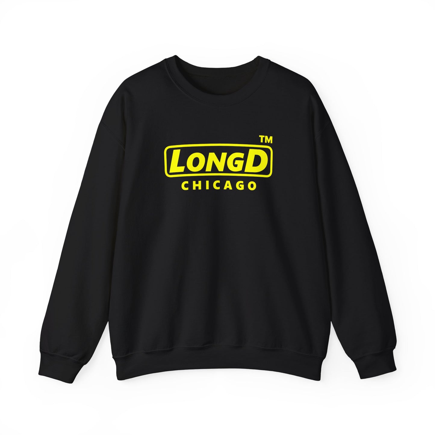 LongD reverse Chicago logo crewneck sweatshirt