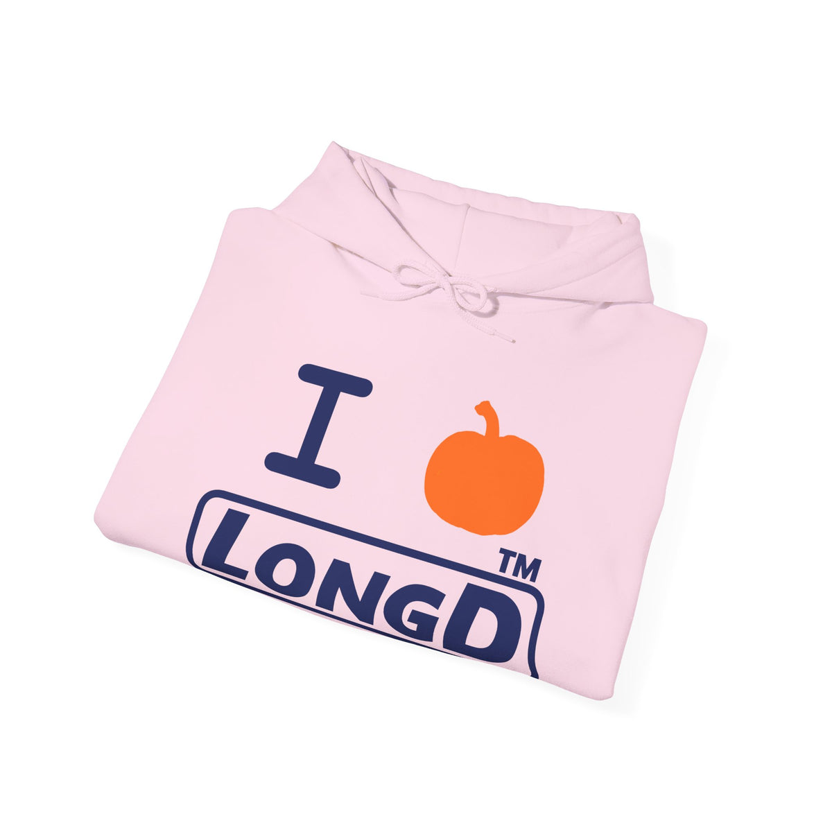 I pumpkin LongD Tag positive basic Navy (002060) logo hoodie