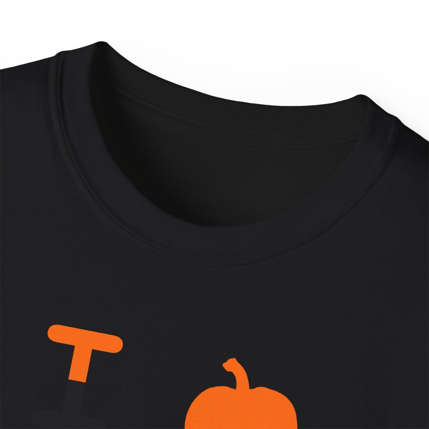 I pumpkin LongD Chicago negative upright downward chevron 4-print logo cotton tee