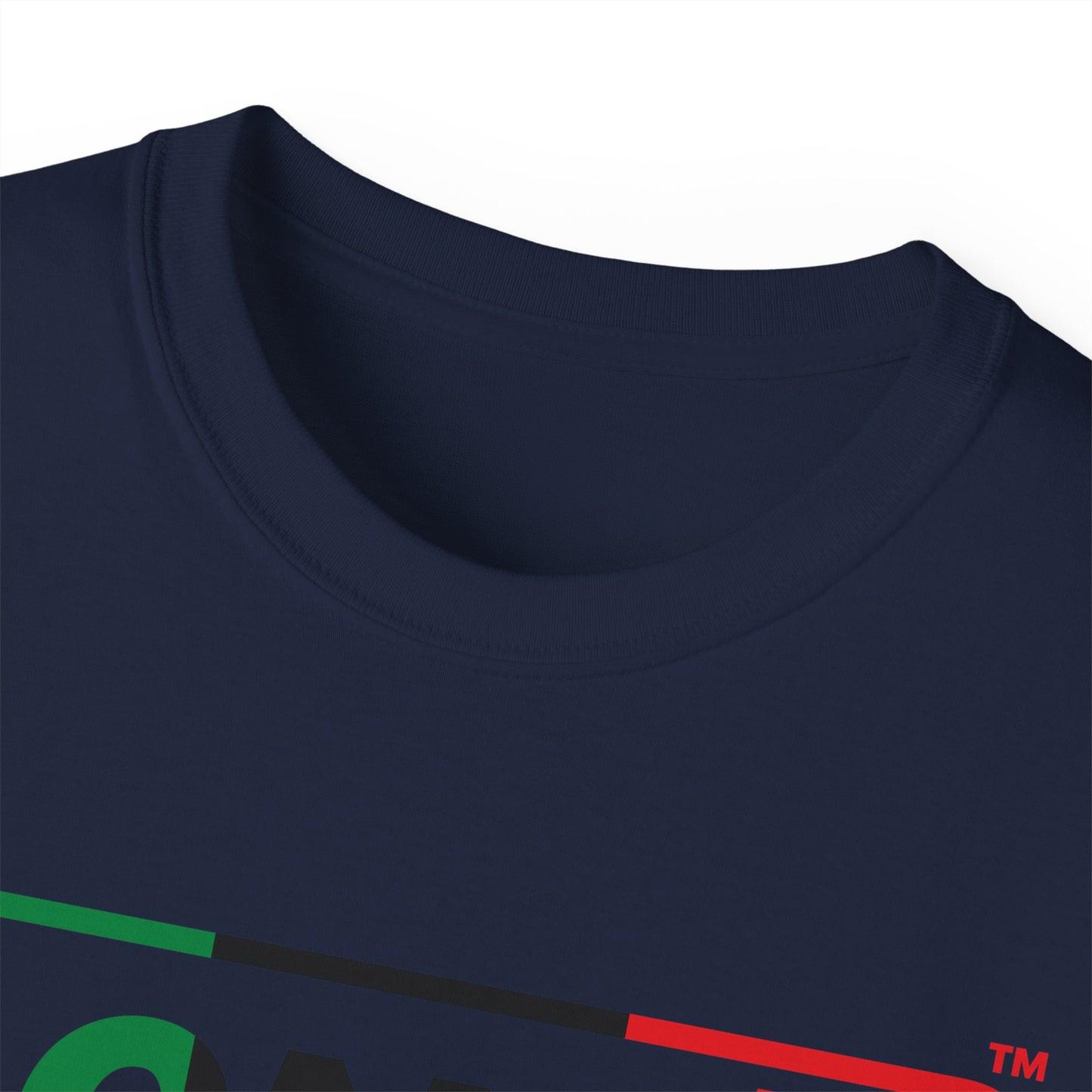 LongD® Logo Cotton Tee Juneteenth positive thirds text
