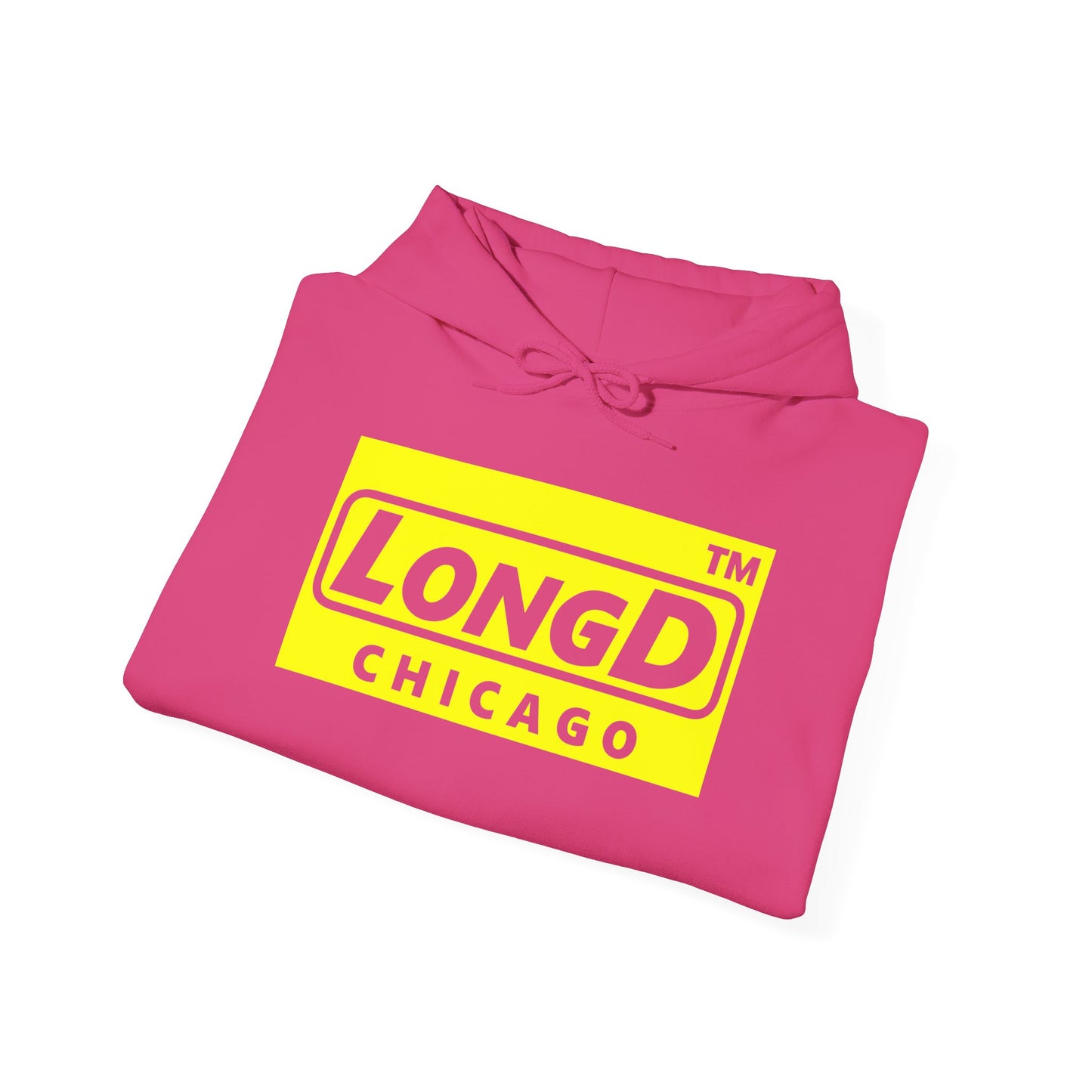 LongD® Logo (negative alternate Chicago version) Hoodie