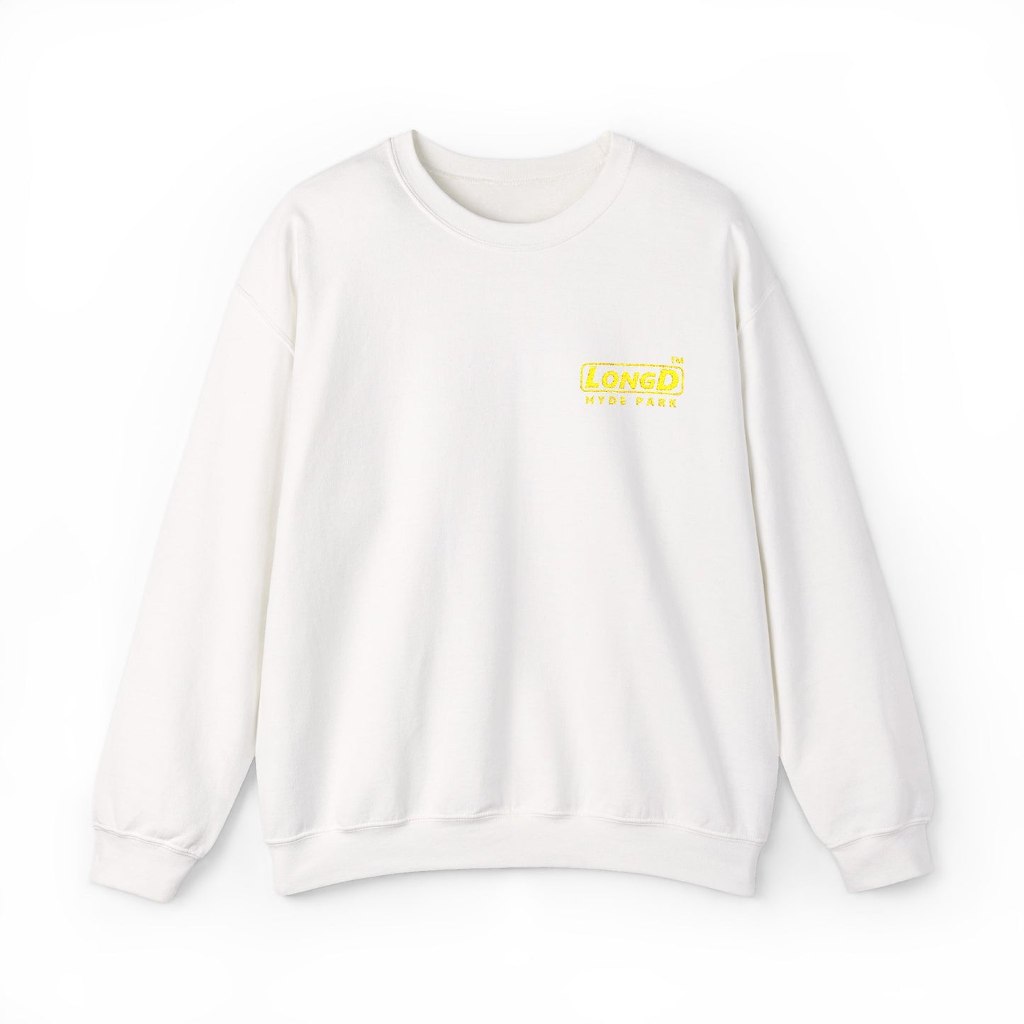 Embroidered Unisex Heavy Blend™ Crewneck Sweatshirt alternate (reverse) basic Hyde Park logo