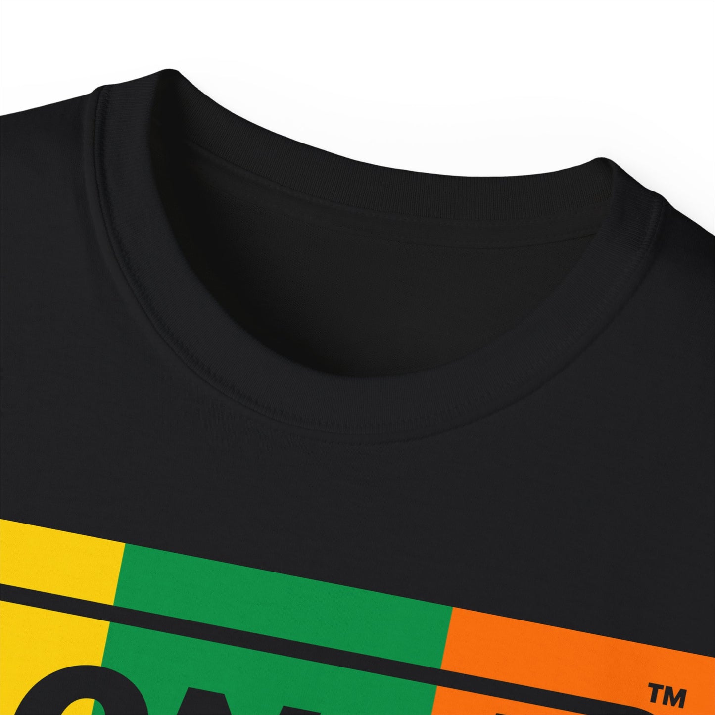 LongD® Logo Cotton Tee (St. Patrick's Day -Irish Green, Golden Yellow and Irish Orange negative thirds)
