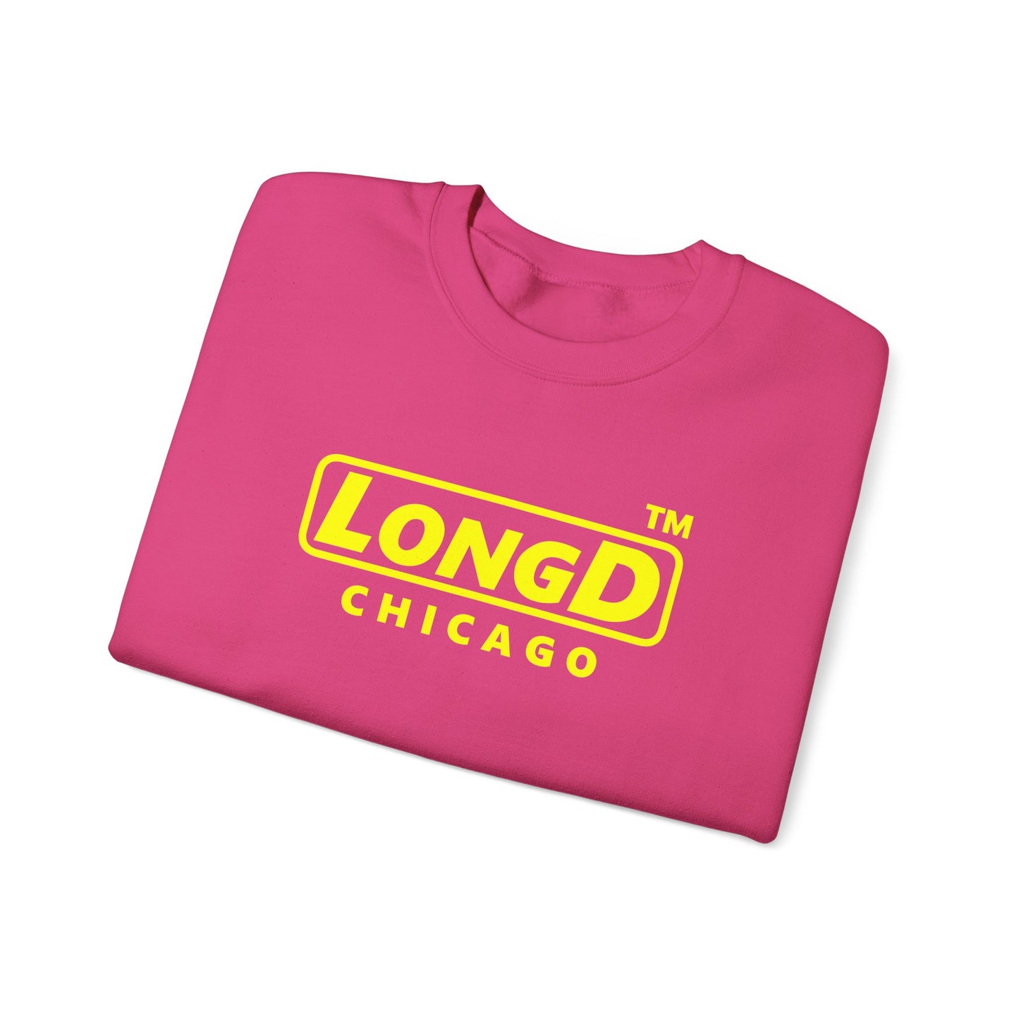 LongD reverse Chicago logo crewneck sweatshirt