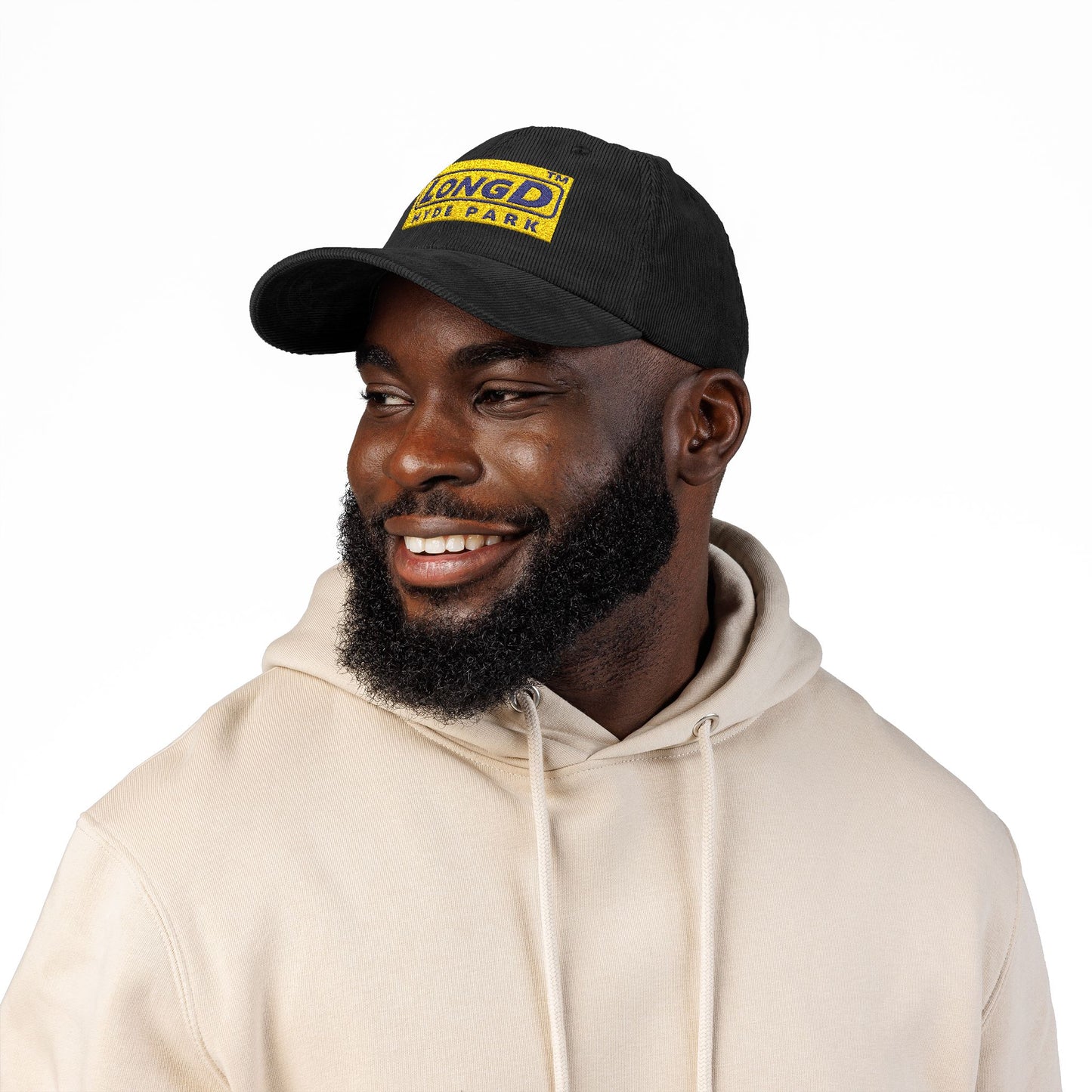 Embroidered Corduroy Cap Official Hyde Park logo