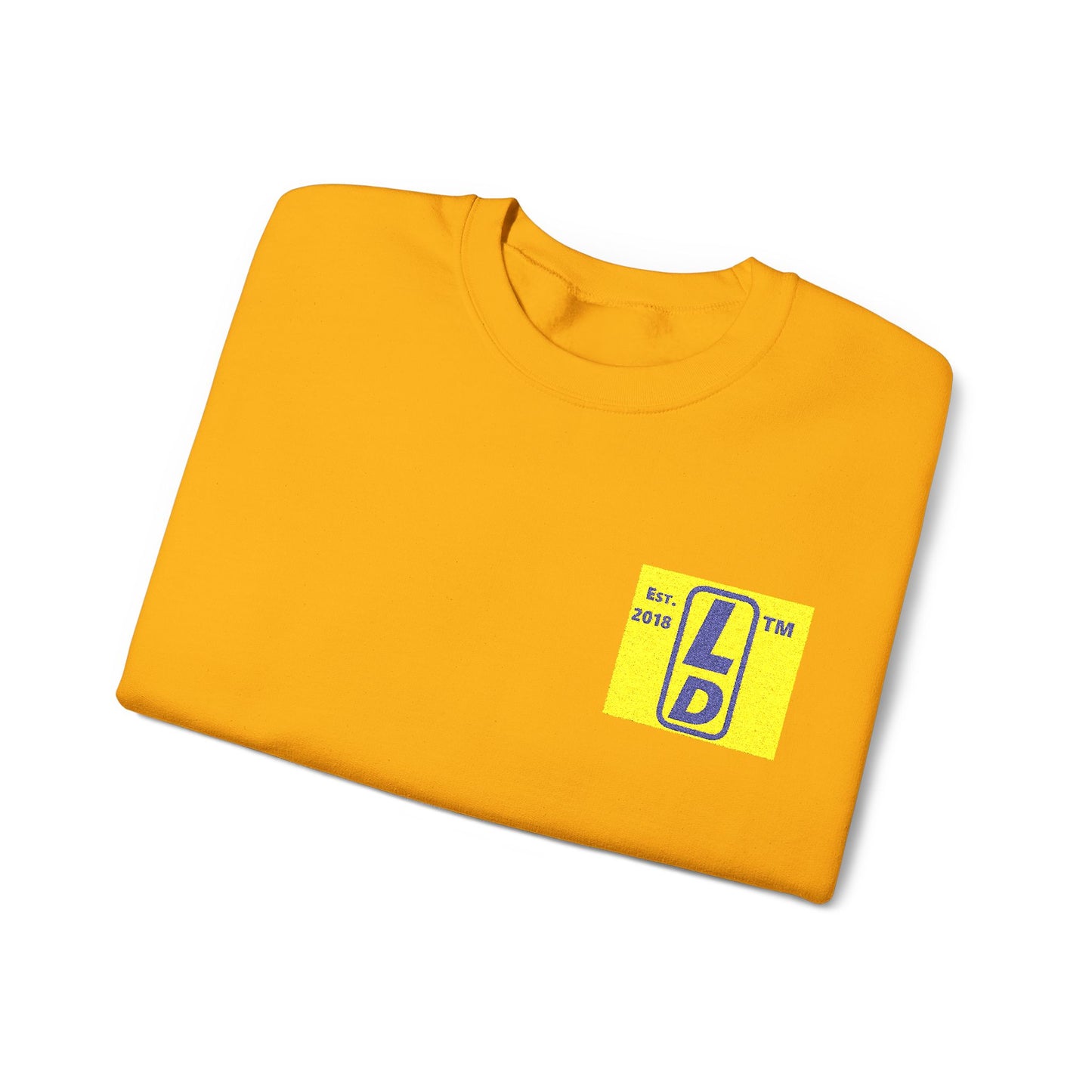 Embroidered Unisex Heavy Blend™ Crewneck Sweatshirt official logo upright initials