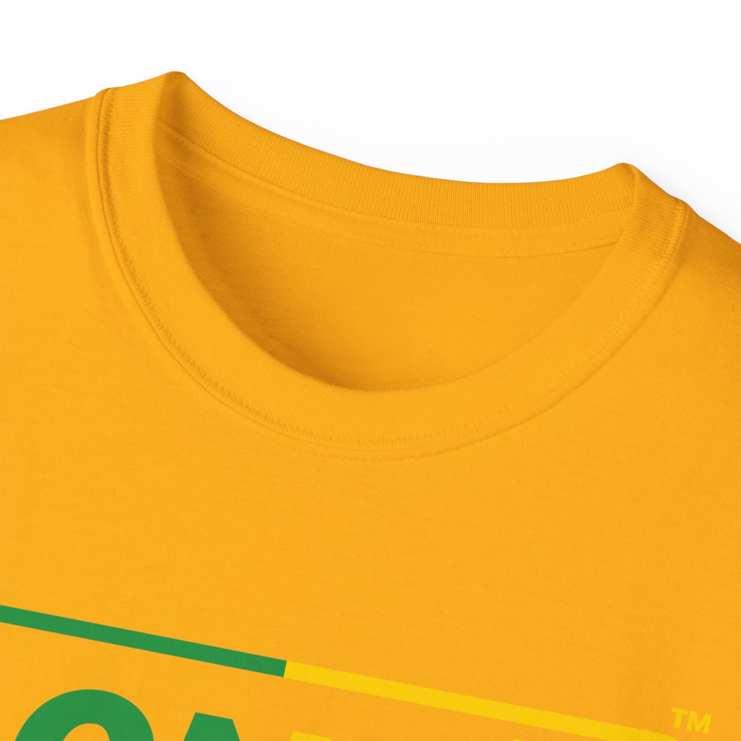 LongD® Logo Cotton Tee (St. Patrick's Day -Irish Green, Golden Yellow and Irish Orange quarters)