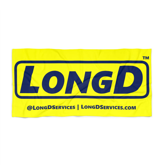 LongD Logo Beach Towel