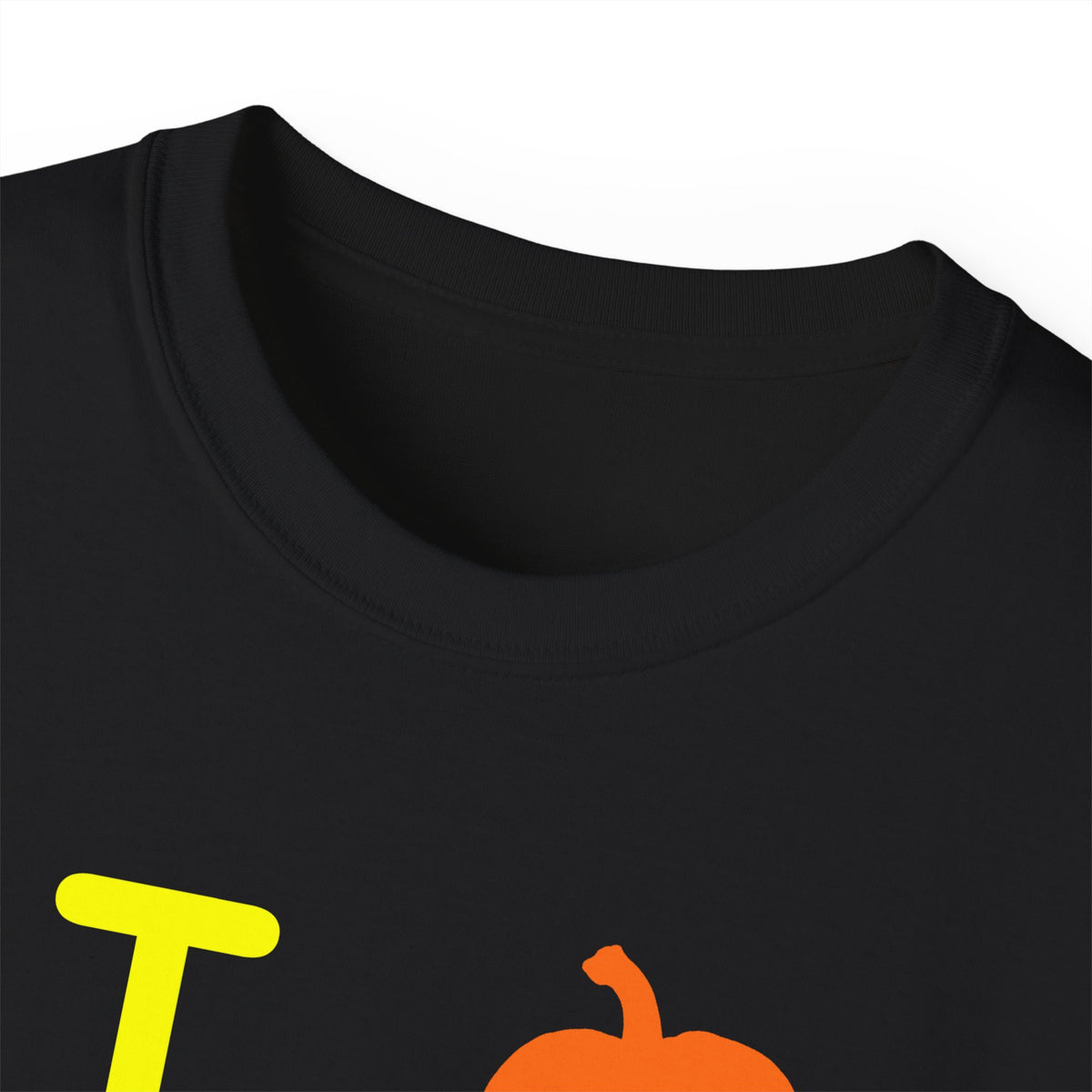 I pumpkin LongD Hyde Park positive alternate basic Yellow (FFFF00) logo cotton tee