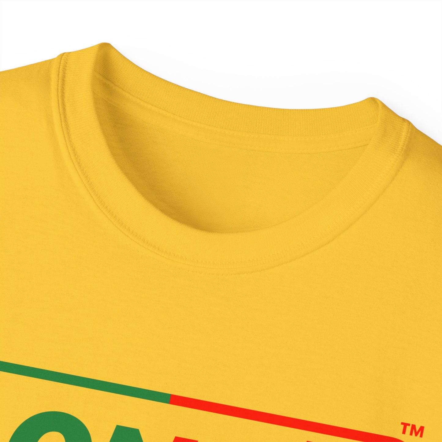 LongD Logo Cotton Tee (xmas green/red quarter split text)