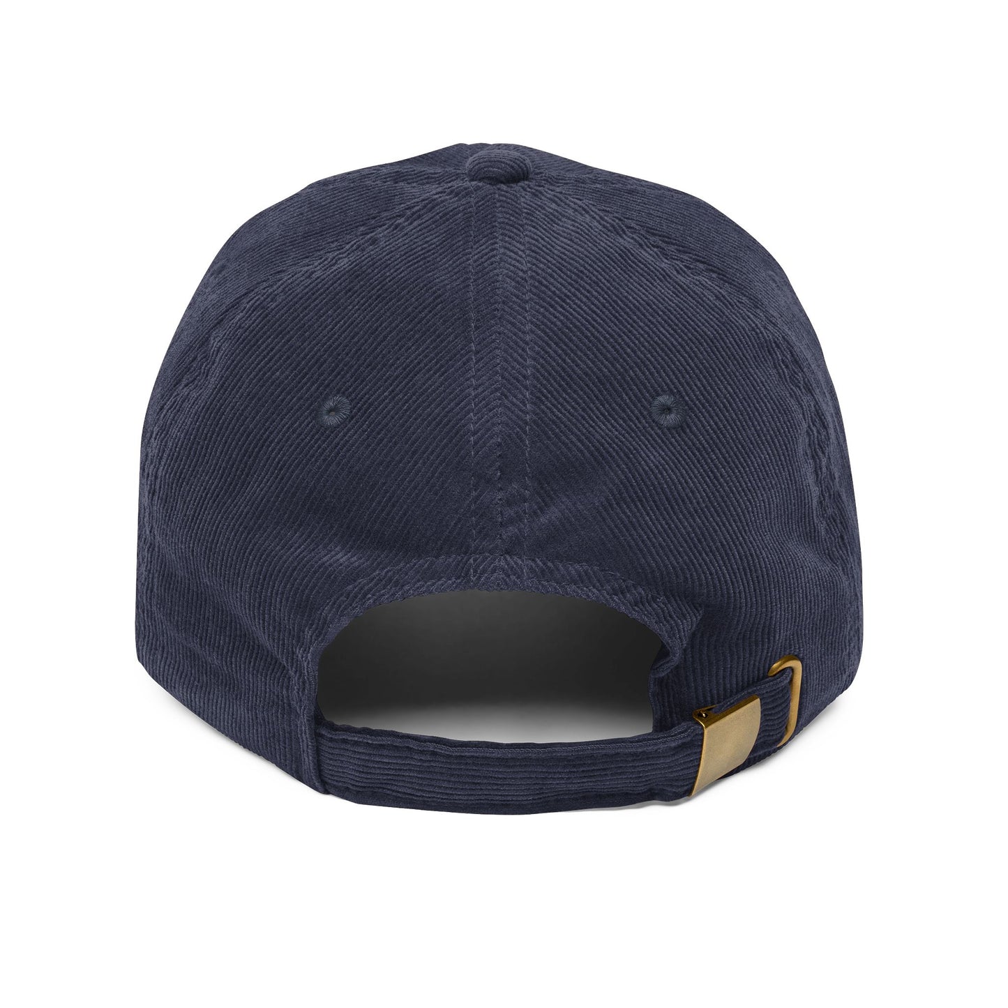 Embroidered Corduroy Cap official logo initials