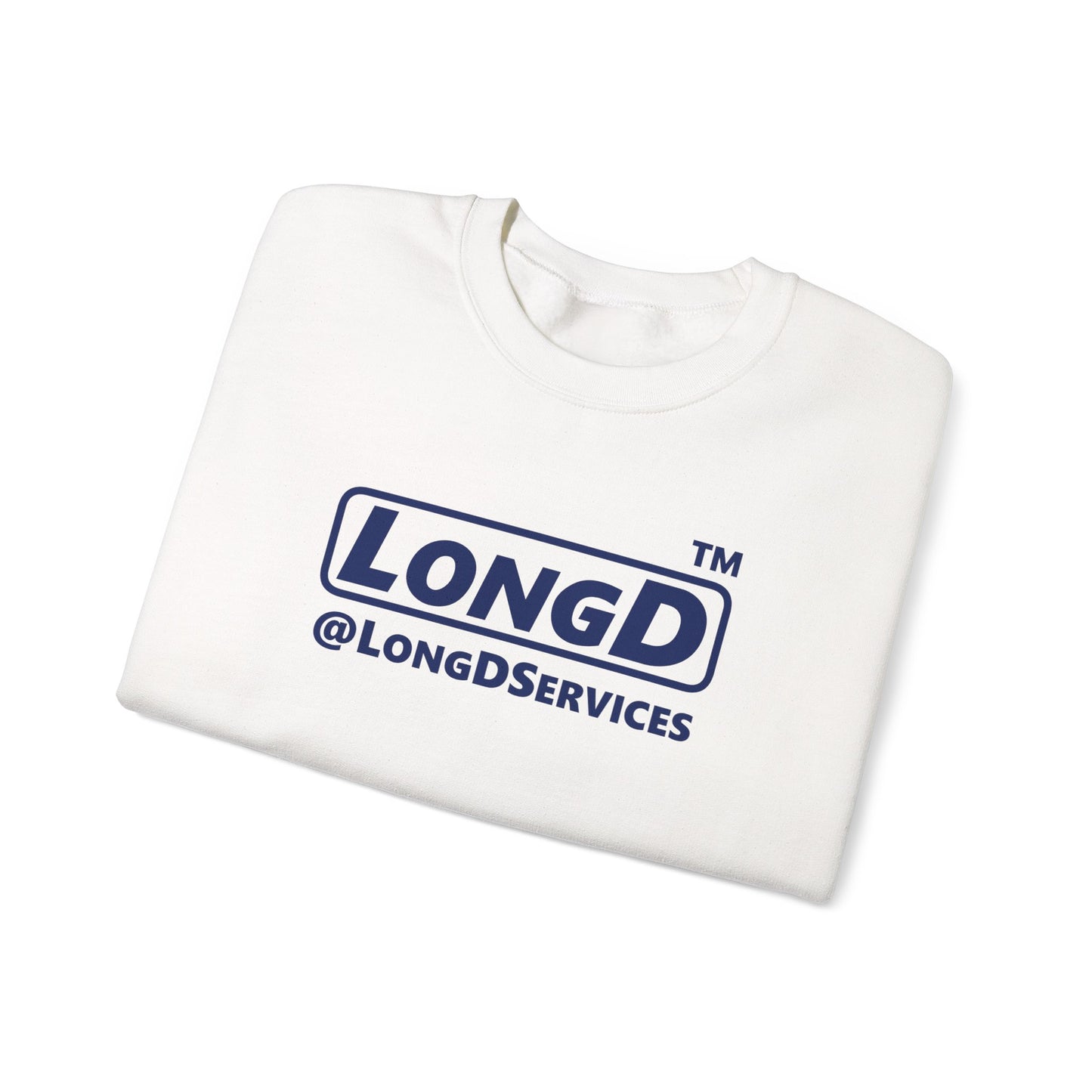 LongD official 4-print Tag logo crewneck sweatshirt