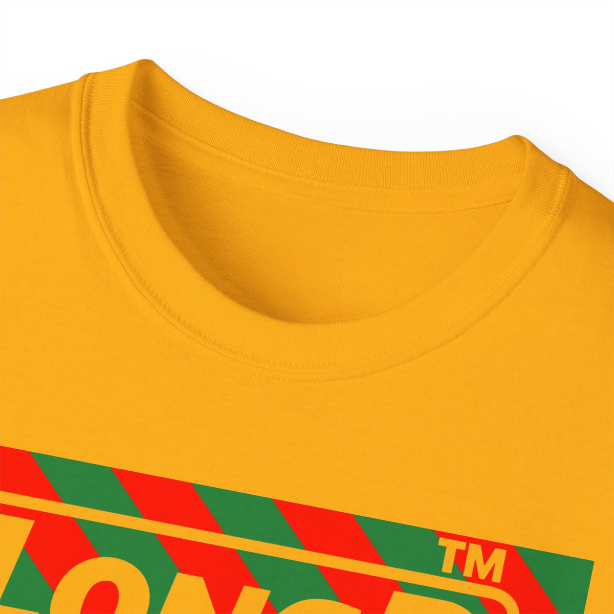 LongD Chicago negative 12-striped logo (Xmas colors) cotton tee