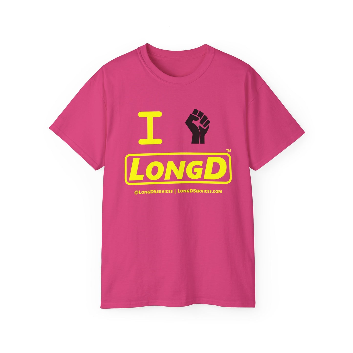 I Fist LongD® Alternate Logo Cotton Tee Juneteenth black fist