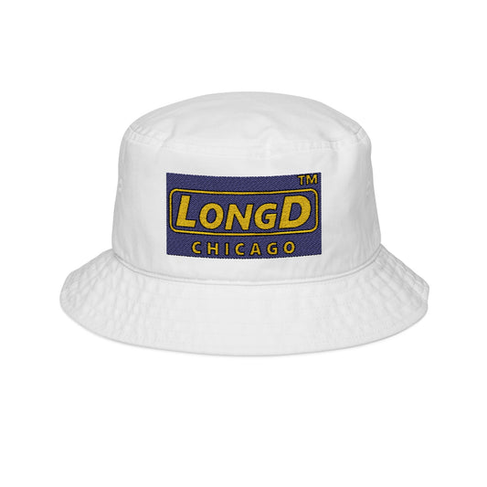 Embroidered alternate Chicago logo bucket hat