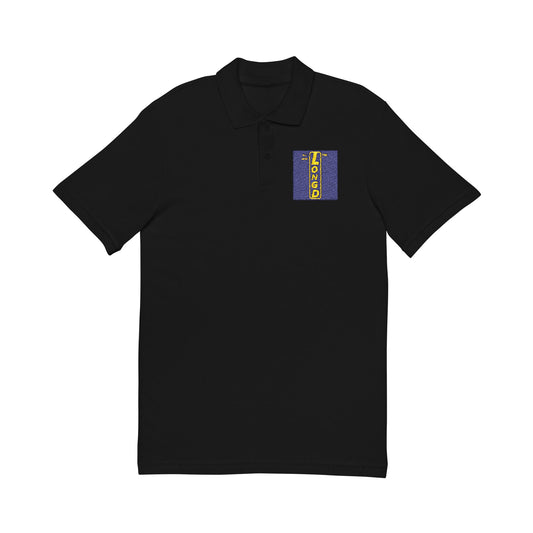 Embroidered LongD reverse official logo upright polo shirt