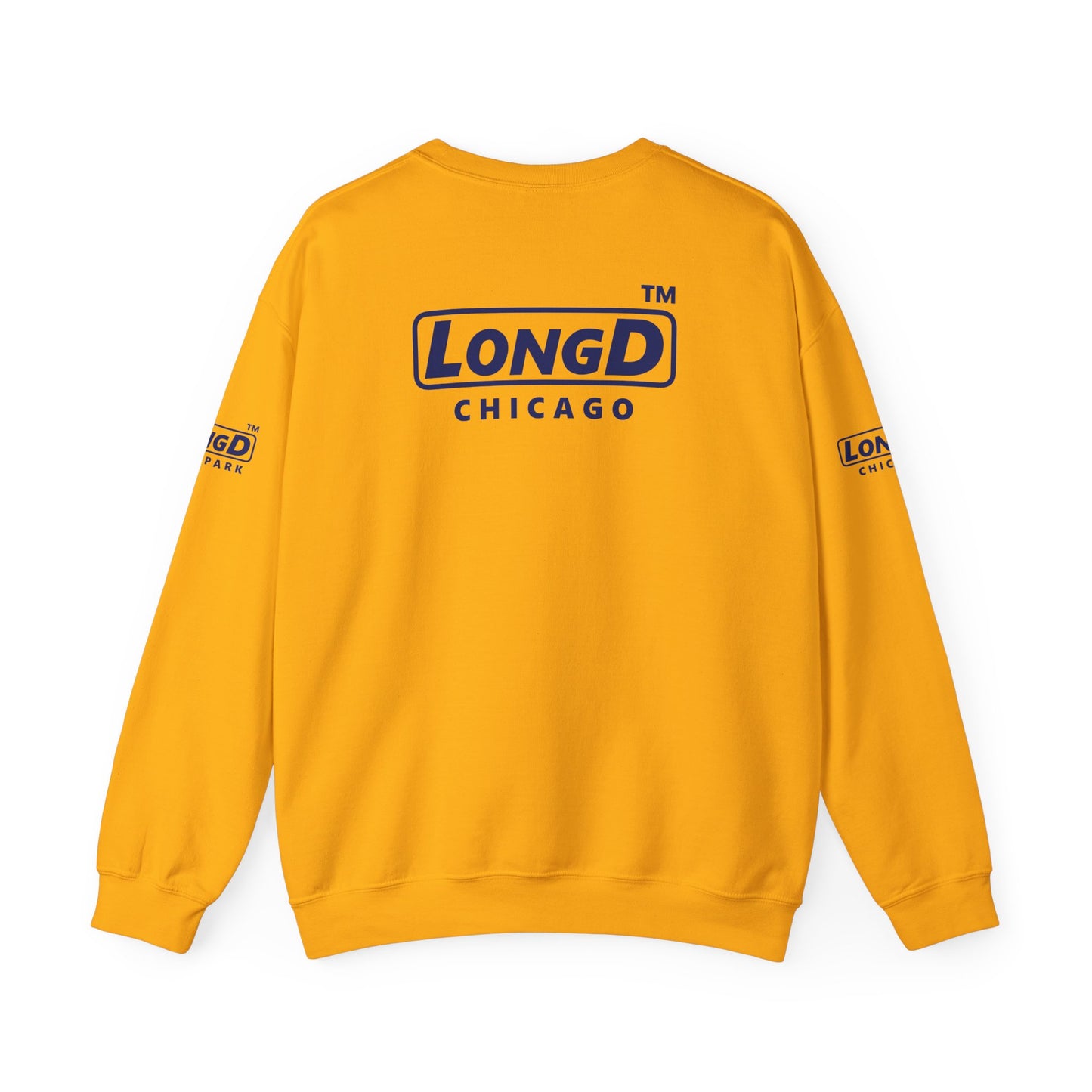 LongD official 4-print original logo crewneck sweatshirt