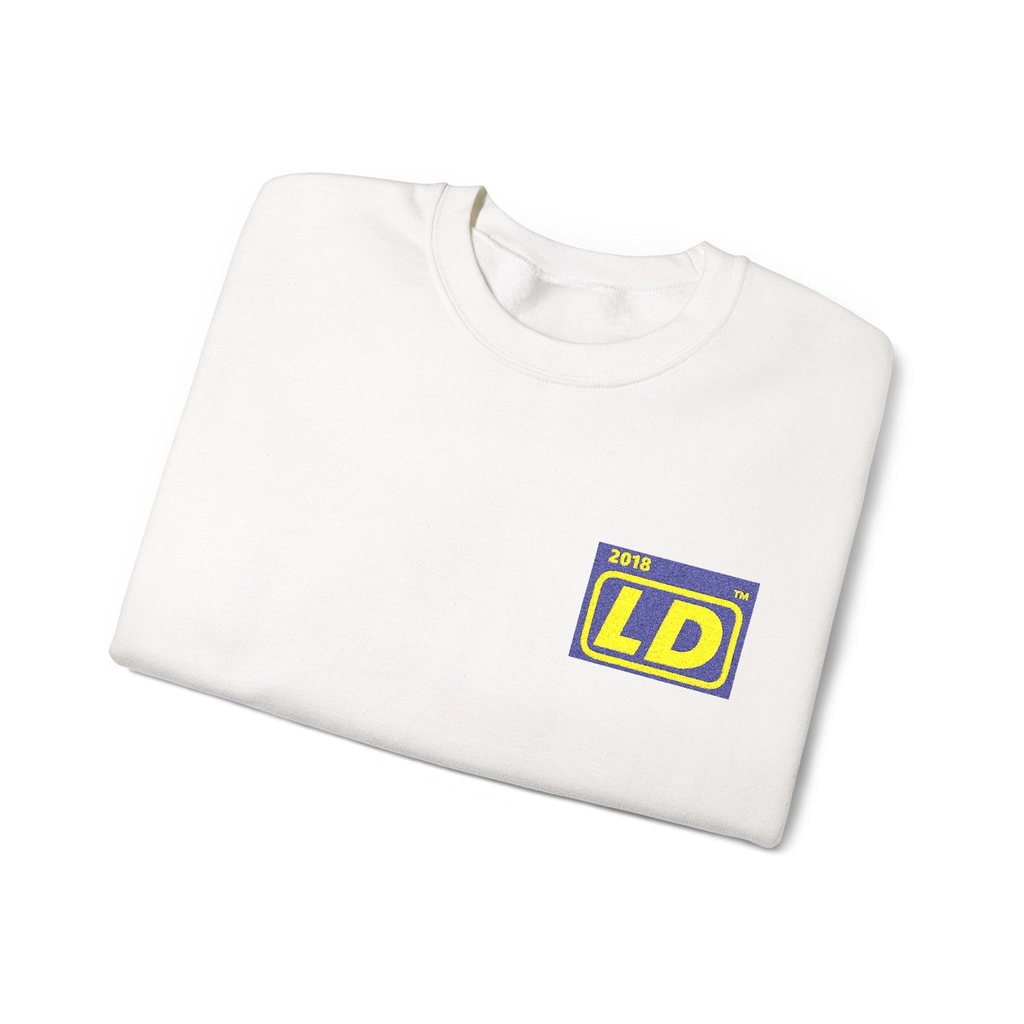 Embroidered Unisex Heavy Blend™ Crewneck Sweatshirt reverse logo initials