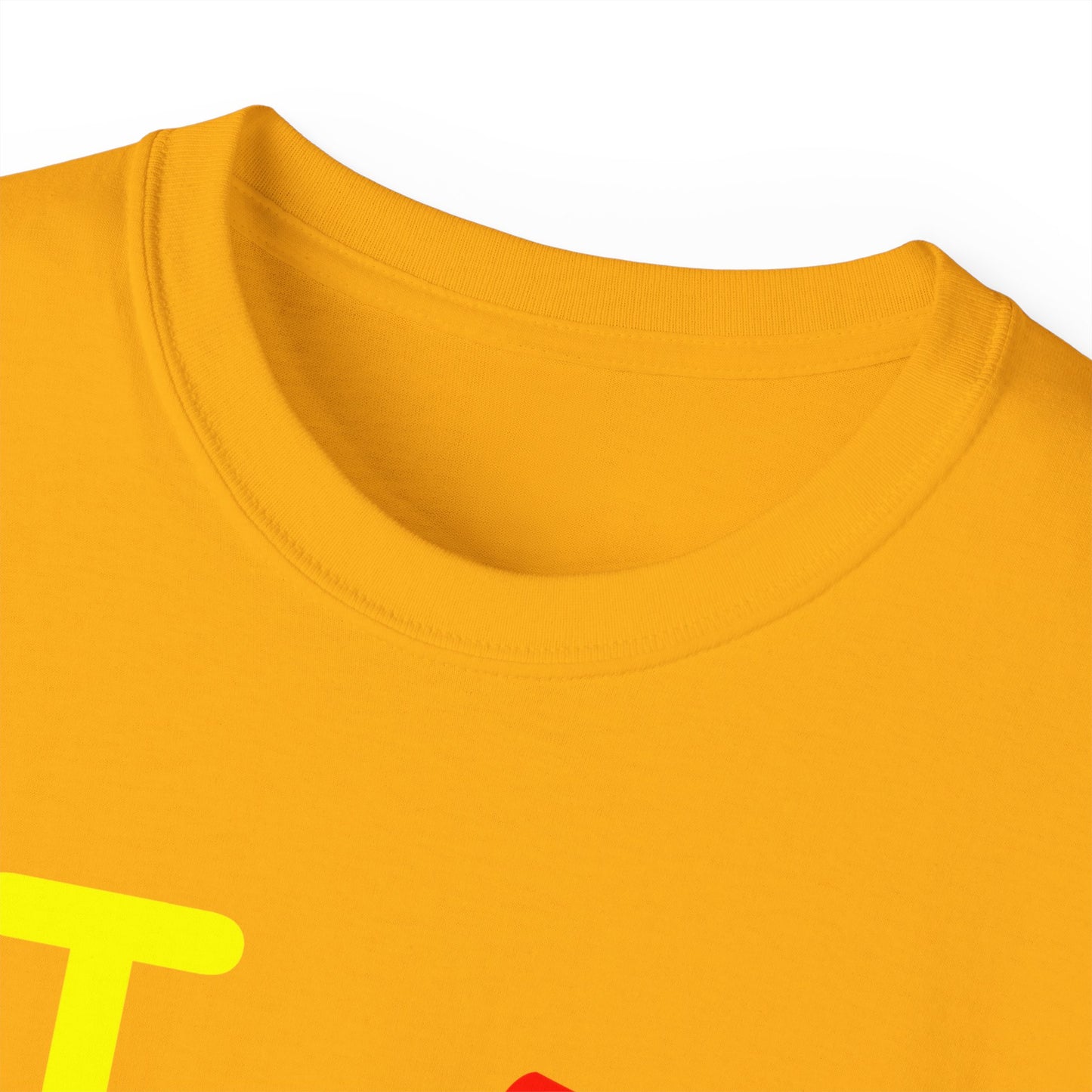 I Firecracker LongD® Reverse Logo Cotton Tee Red firecracker (no blue or white)