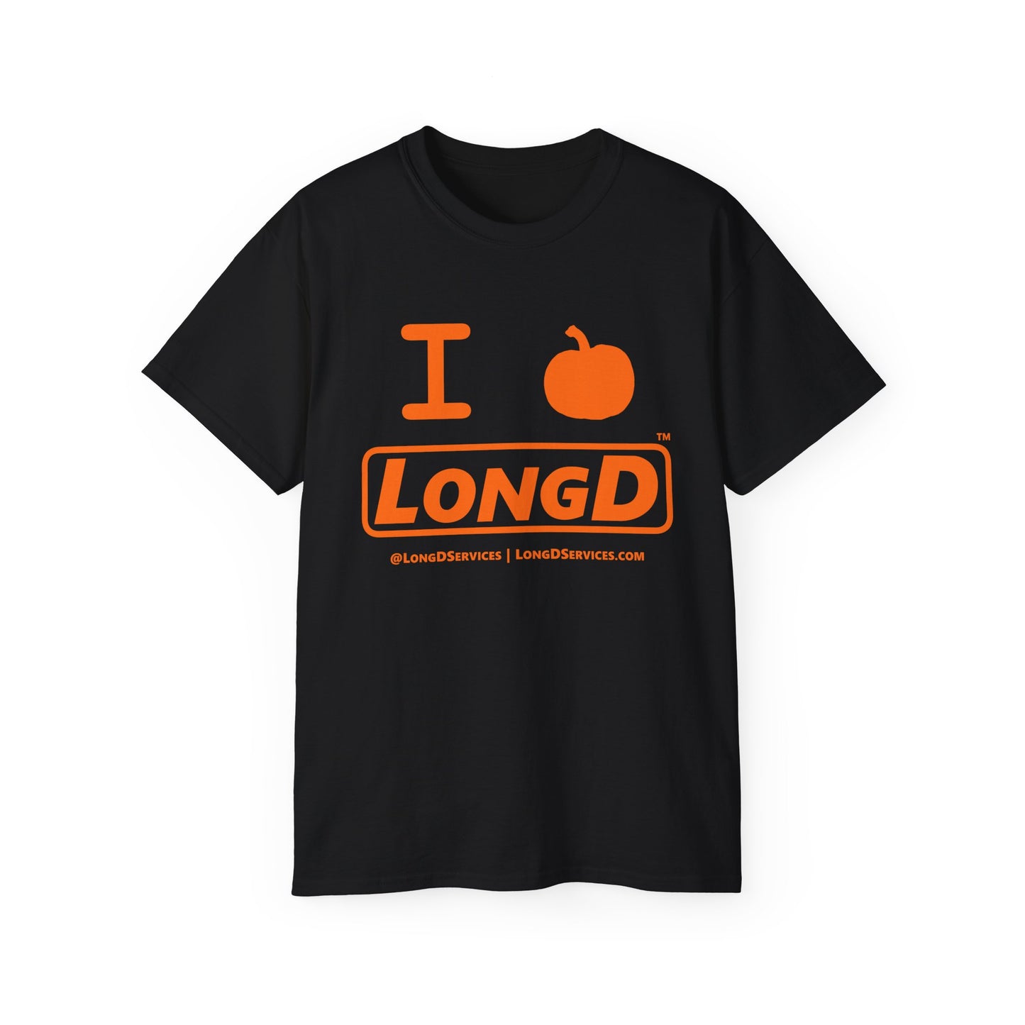 I Pumpkin (all pumkin) LongD Logo Cotton Tee